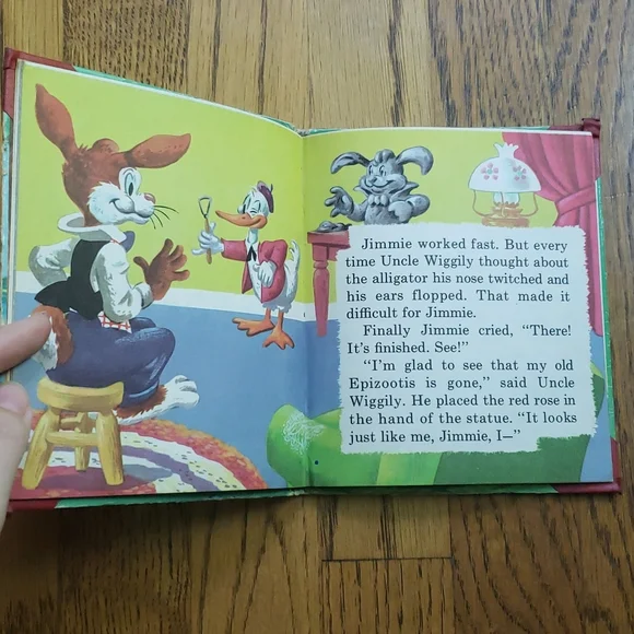 Vintage 50s Uncle Wiggily And The Alligator Hardcover Children's Book - Picture 6 of 9